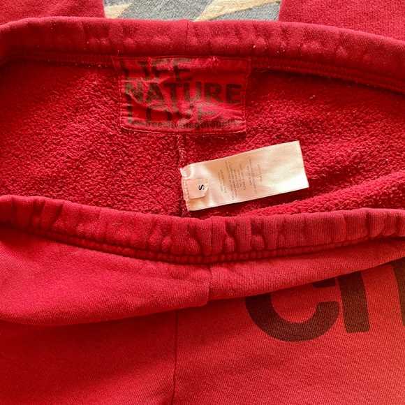 FREECITY Superfluff Lux OG Sweatpant - Deep Red - S - Picture 4 of 5